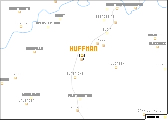 map of Huffman