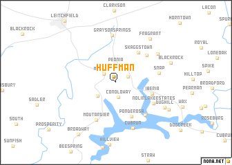 map of Huffman