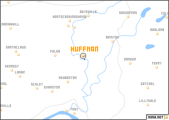 map of Huffman