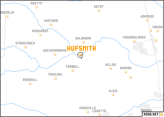 map of Hufsmith