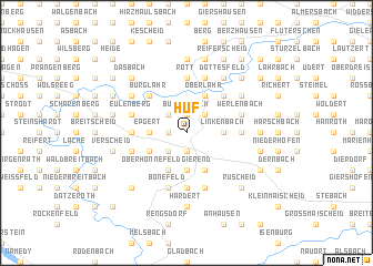 map of Huf