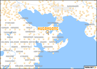 map of Hŭgam-dong