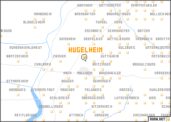 map of Hügelheim