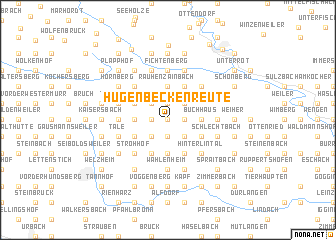 map of Hugenbeckenreute