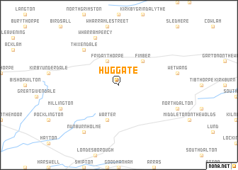 map of Huggate