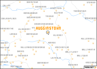 map of Hugginstown