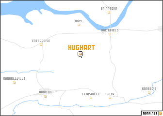 map of Hughart