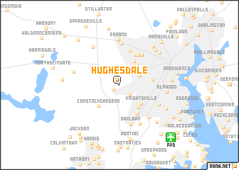 map of Hughesdale