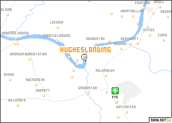 map of Hughes Landing