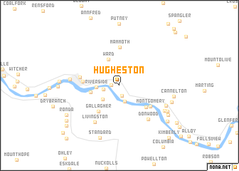 map of Hugheston