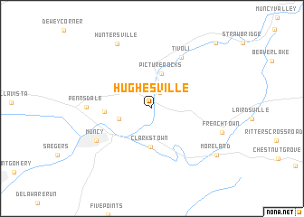 map of Hughesville