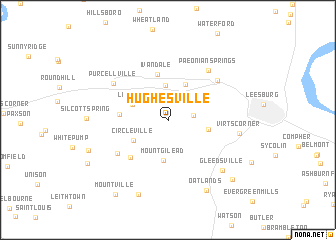 map of Hughesville
