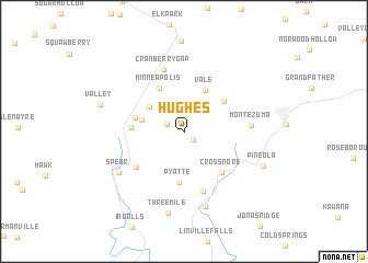 map of Hughes