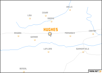 map of Hughes