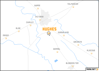 map of Hughes