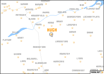 map of Hugh