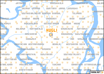 map of Hugli