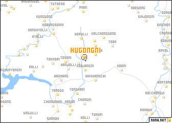 map of Hugong-ni