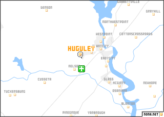 map of Huguley