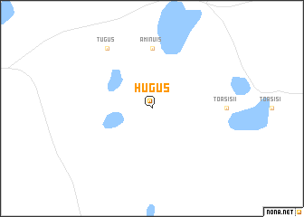 map of Hugus