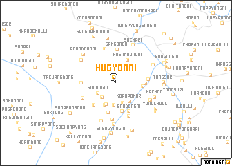 map of Hŭgyŏn-ni