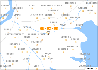 map of Huhezhen