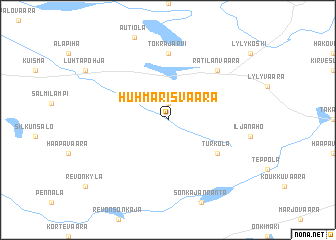 map of Huhmarisvaara