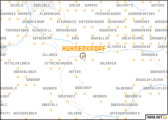 map of Hühnerkropf