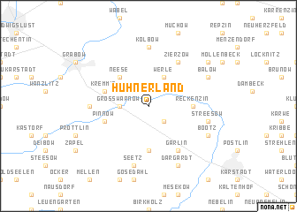 map of Hühnerland