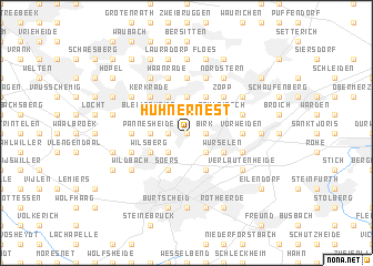 map of Hühnernest