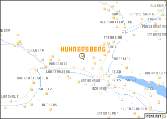 map of Hühnersberg