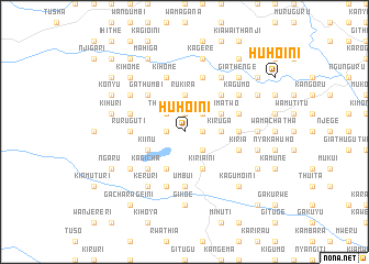 map of Huho-ini