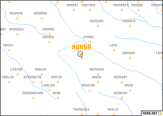 map of Hu-hsa