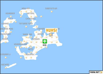 map of Hu-hsi