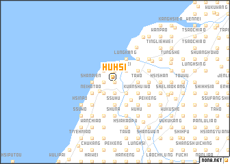 map of Hu-hsi