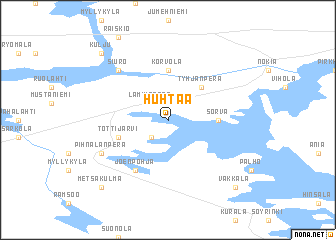 map of Huhtaa