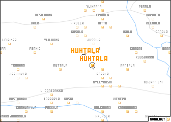 map of Huhtala