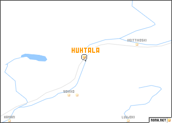 map of Huhtala