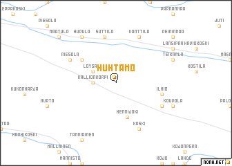 map of Huhtamo