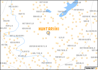 map of Huhtariihi