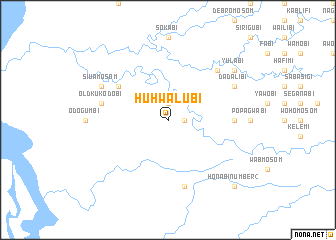 map of Huhwalubi