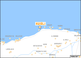 map of Huiali