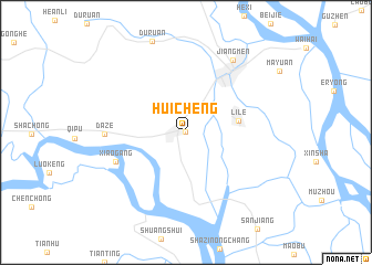 map of Huicheng