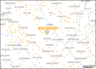 map of Huich-Huiri