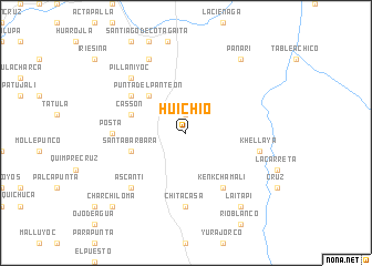 map of Huichio