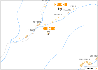 map of Huicho