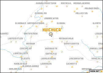 map of Huichuca