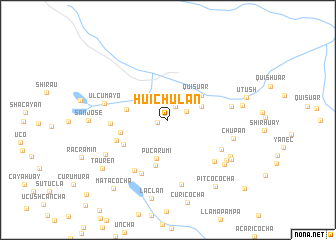 map of Huichulan