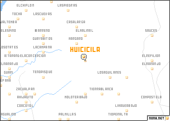map of Huicicila