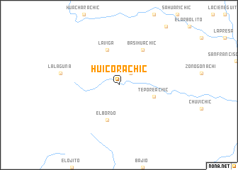 map of Huicorachic